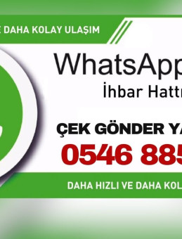 Vatan58 Whatsapp ihbar hattı 0546 885 88 58