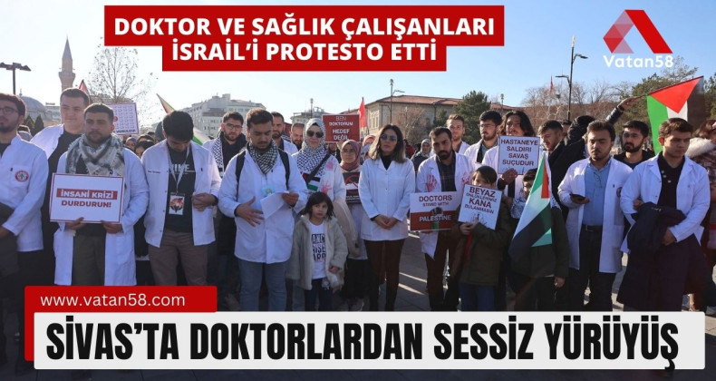 Sivas’ta Doktorlardan Sessiz Yürüyüş