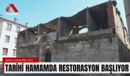 Tarihi Hamamda restorasyon başlıyor