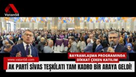 sivas ak parti bayramlaşma
